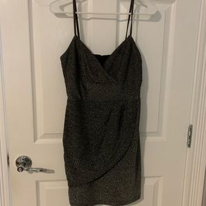 Sparkly black short dress